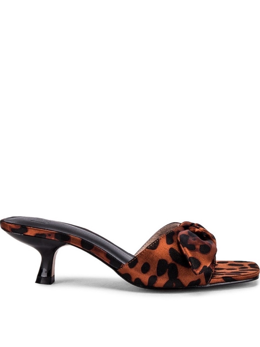 LPA Leopard Mule Kitten Heels
